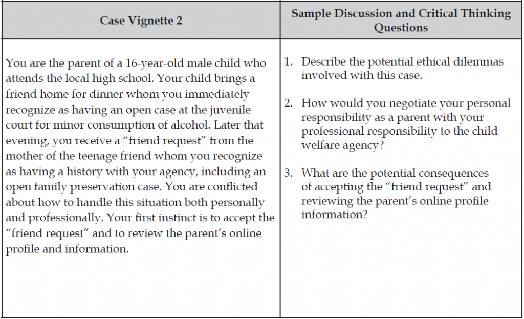 Case Vignette 2